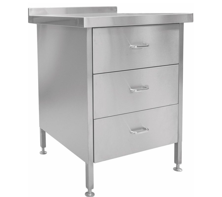 Parry DRAWER3 Stainless Steel 3 Drawer Unit